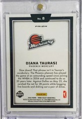 2024 Panini Select WNBA Black Color Blast #8 Diana Taurasi SP Case Hit