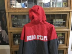 Ohio State Buckeyes Colosseum Red/Gray Full Zip Windbreaker Jacket SZ XL – Cool