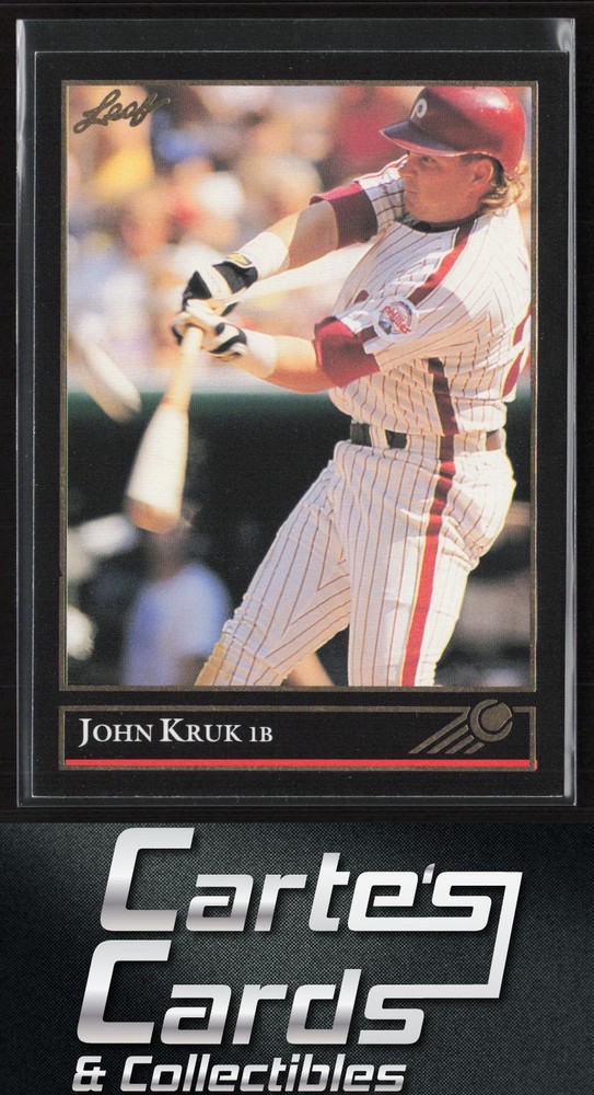 John Kruk 1992 Donruss #8 Gold Leaf Stars Previews Philadelphia Phillies
