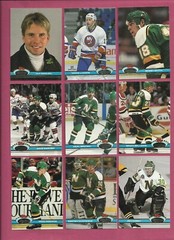 1991-92 TOPPS STADIUM CLUB MINNESOTA NORTH STARS TEAM SET