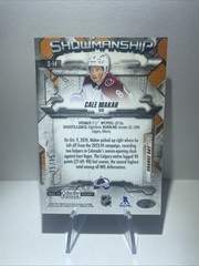 2024-25 OPC Platinum Showmanship Orange Ray 15/15 Cale Makar #S-14 🔥BOOK END🔥