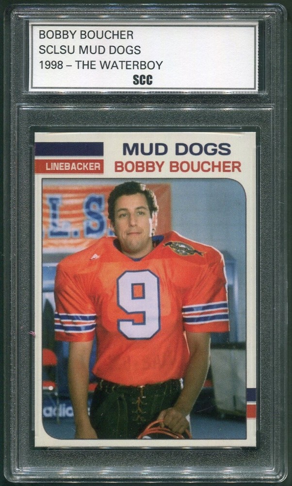 Custom 1998 Bobby Boucher SCLSU Mud Dogs The Waterboy Football Card