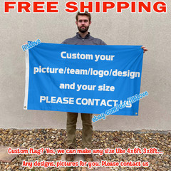 Custom Flag Banner 3X5 ft Any Teams, Picture, Logo, Any Size,… Home Decor 2026