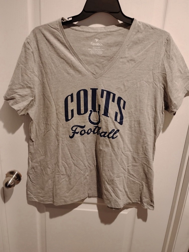 Fanatics Branded Heather Gray Indianapolis Colts Victory Script V Neck
