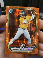 Shotaro Morii 2026 Bowman Chrome Sapphire Orange Refractor /25 Athletics