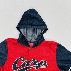 Hiroshima Toyo Carp Jersey Mens Large Red Japan NPB Baseball 2017 Hooded Shirt