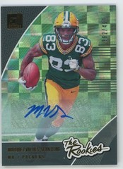 2018 Panini Donruss The Rookies Marquez Valdes-Scantling #R-36 /499 PACKERS (AU)