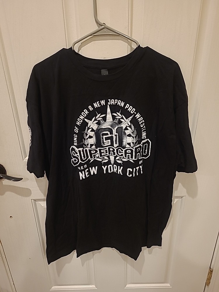 New Japan Pro Wrestling Ring Of Honor Shirt Size XXL NJPW ROH G1 Supercard 2019