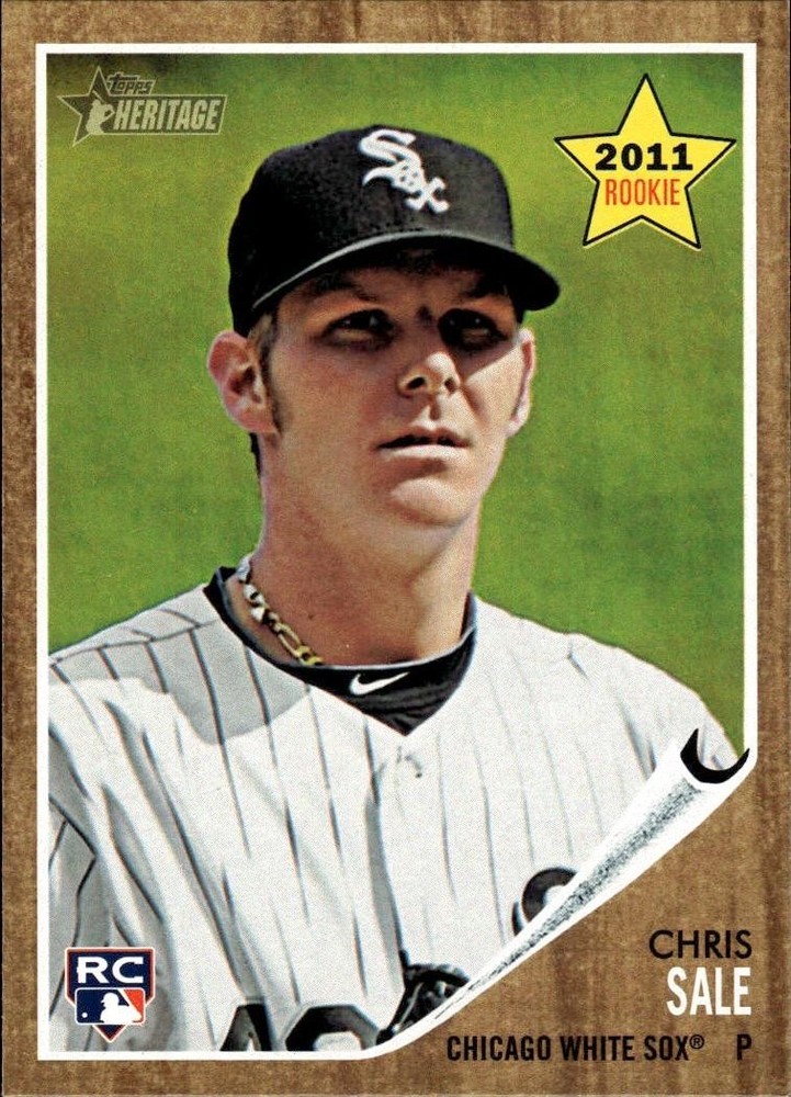 2011 Topps Heritage #214 Chris Sale