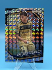 2025-26 Panini Prizm FIFA #174 Exequiel Zeballos Mosaic Prizms