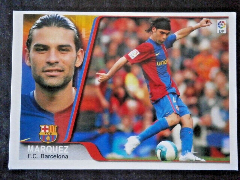 R.MARQUEZ #26 ( FC BARCELONA ) ED. ESTADIO 2007/08 PANINI