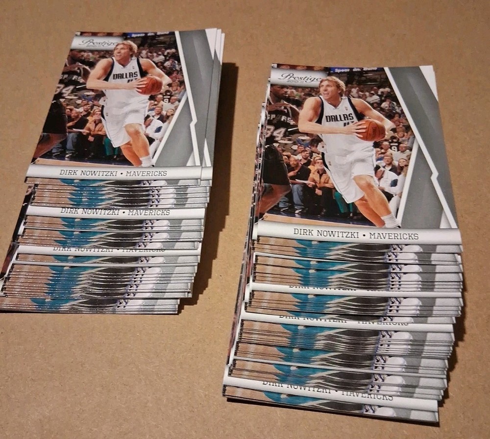 Lot of (66) Dirk Nowitzki 2010 Panini Prestige #22 PACKFRESH MINT!! DALLAS💥🔥🔥
