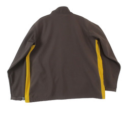Wyoming Cowboys Russell Jacket Mens Large Brown Yellow Full Zip Fleece Lined