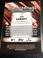 2026 Topps Finest Baseball Jose Ramirez Smashing Through Guardians #S-13