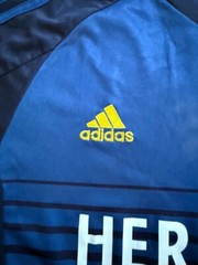 Los Angeles Galaxy MLS Adidas Climacool Jersey Mens M Blue Blank Short Sleeve