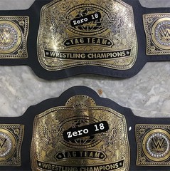 (Pair of 2) Tag Team Wrestling Championship Belt Replica 2mm