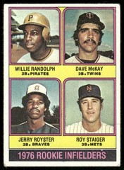 1976 Topps #592 1976 Rookie Infielders (Willie Randolph