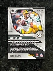 2024 Panini Prizm Jordan Love Neon Green Pulsar Green Bay Packers #101