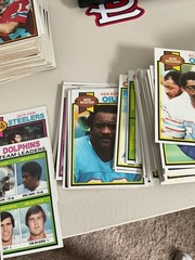 1979 Topps Football Lot of 320 Cards w/Dupes/Excellent/very good
