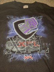 Vintage XFL Football Chicago Enforcers Shirt X-Large Champion Brand