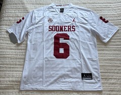 NEW Baker Mayfield Oklahoma Sooner #6 Jersey! SHIPS SAME DAY!