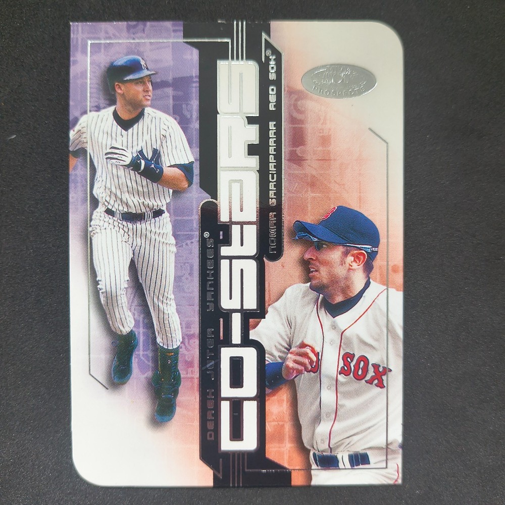 2002 Fleer Hot Prospects Co-Stars Derek Jeter Nomar Garciaparra #2CS HOF
