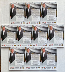 WOW! ALL 6/7 DWAYNE “THE ROCK” JOHNSON UD MOVIE ICONS LETTERMEN “JOE KINGMAN”