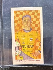 2025 Parkside IndyCar Series Americana Red Back Checkered Mini Pato O’Ward 59/70