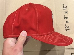 Vintage St Louis Cardinals Annco Fitted Hat Size 7 MLB Made USA Wool Red Cap