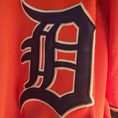 New orange Detroit Tigers Miguel Cabrera baseball jersey. Sizes large to 3X.