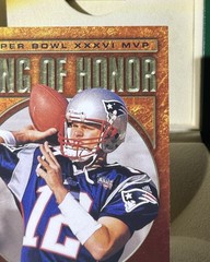 2002 Topps Ring of Honor Tom Brady TB36 Patriots Insert