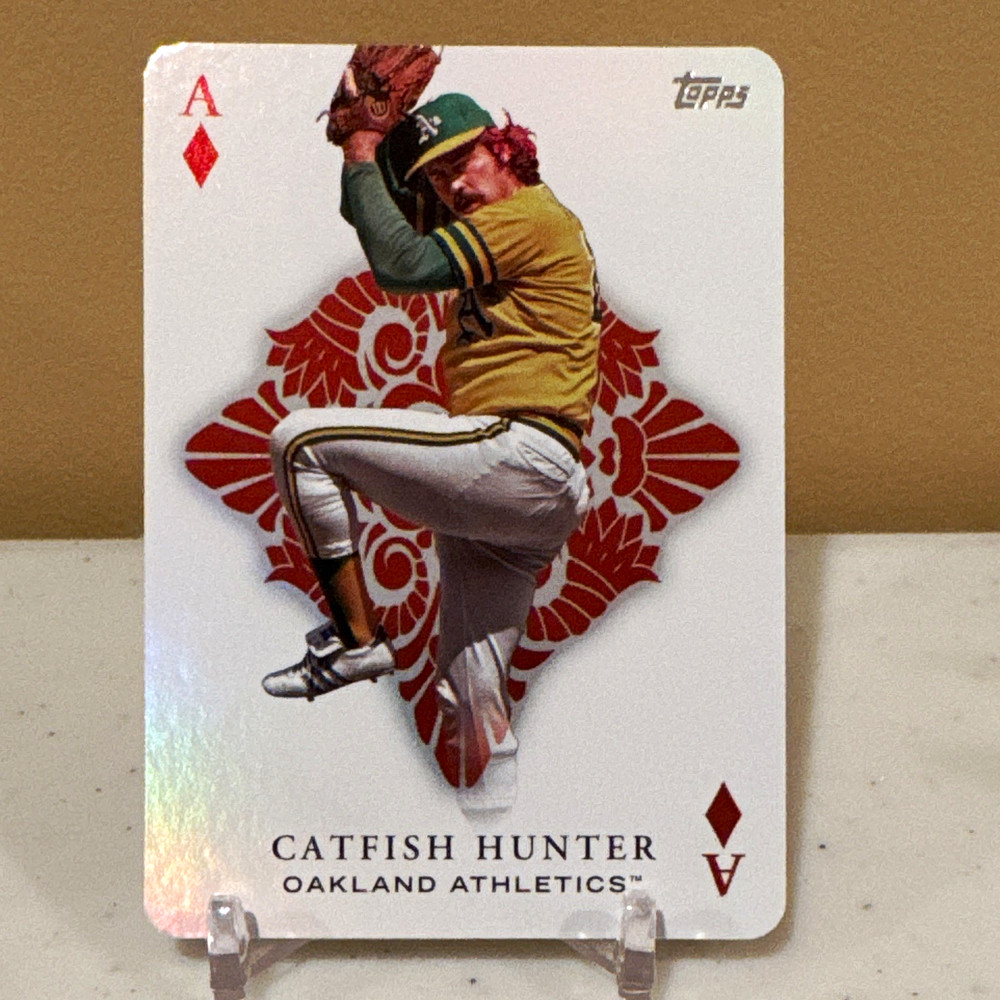 Topps All Aces 2023 Catfish Hunter Oakland Athletics Insert AA-57