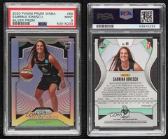 2020 Panini Prizm WNBA Silver Prizm Sabrina Ionescu #89 Rookie RC 0vv