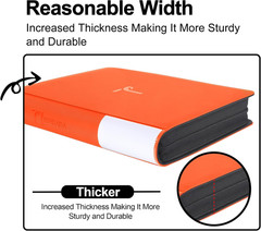 Top Loader Binder for Cards, 9 Pocket, Holds Up to 360 Toploaders with Ringless