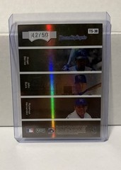 Royals Team Six Playoff Absolute Frank White Willie Wilson Mike Sweeney /50