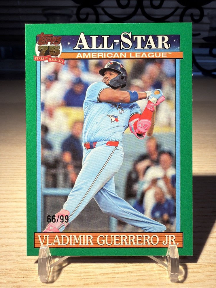 2026 Topps Series 2 Vladimir Guerrero Jr. 1991 MLB All-Star Green 66/99 #91AS-37