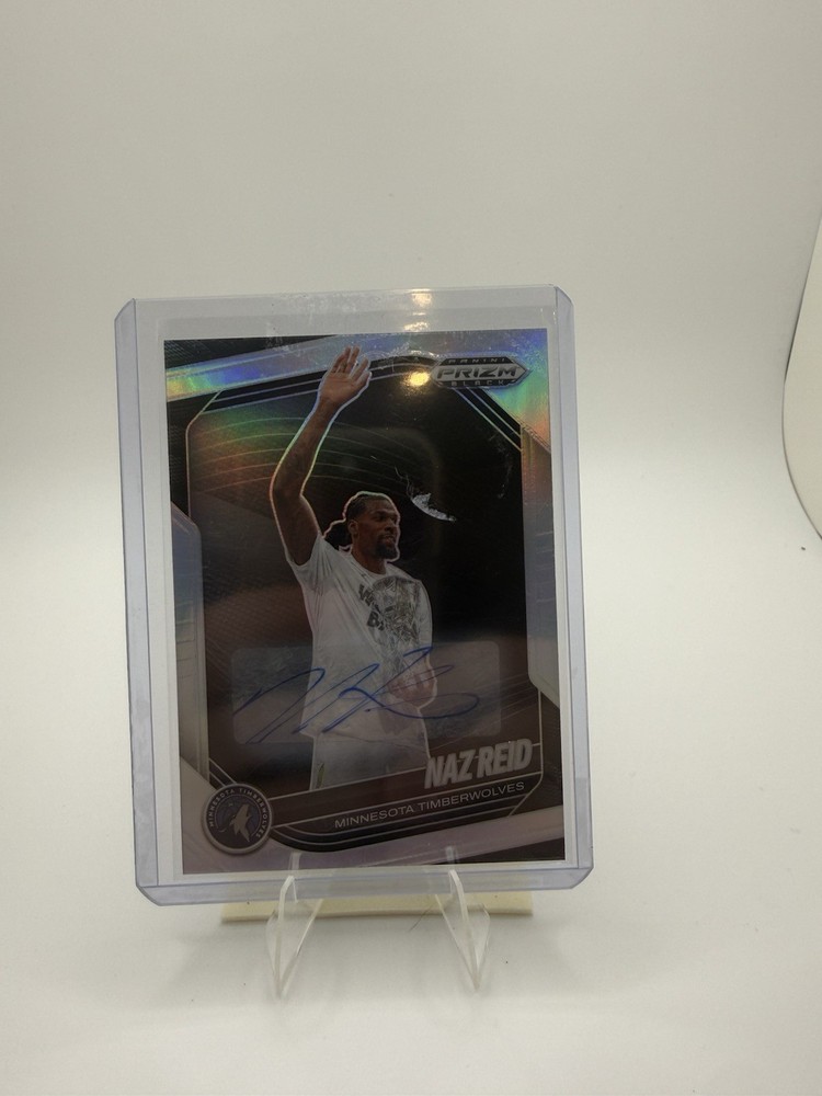 2024-25 Panini Prizm Black Silver Prizm Auto Naz Reid #45 Auto 1qg0