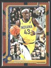 2025-26 Topps Chrome #1 Pascal Siakam Basketball Refractor