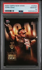 2025 TOPPS NOW WWE #CENA JOHN CENA PSA 10