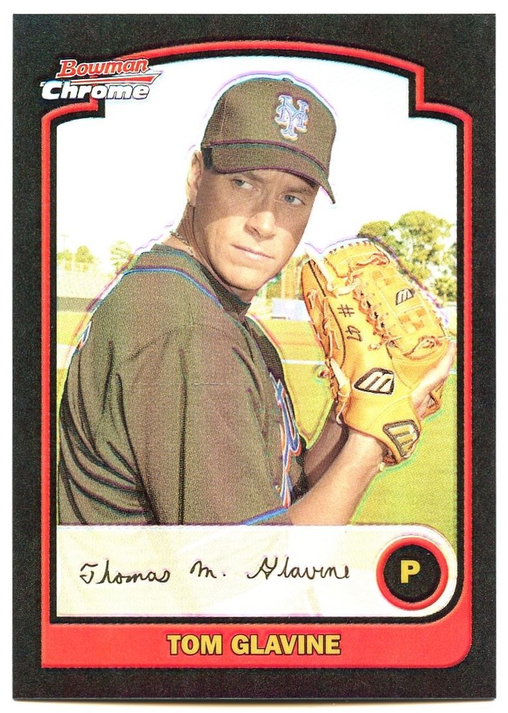 2003 Bowman Chrome Refractors #68 Tom Glavine