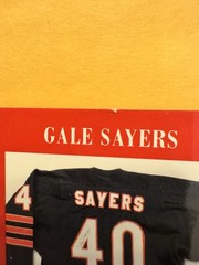2001 Certified Fabric Of The Game Gale Sayers Legendary Material Jersey BEARS
