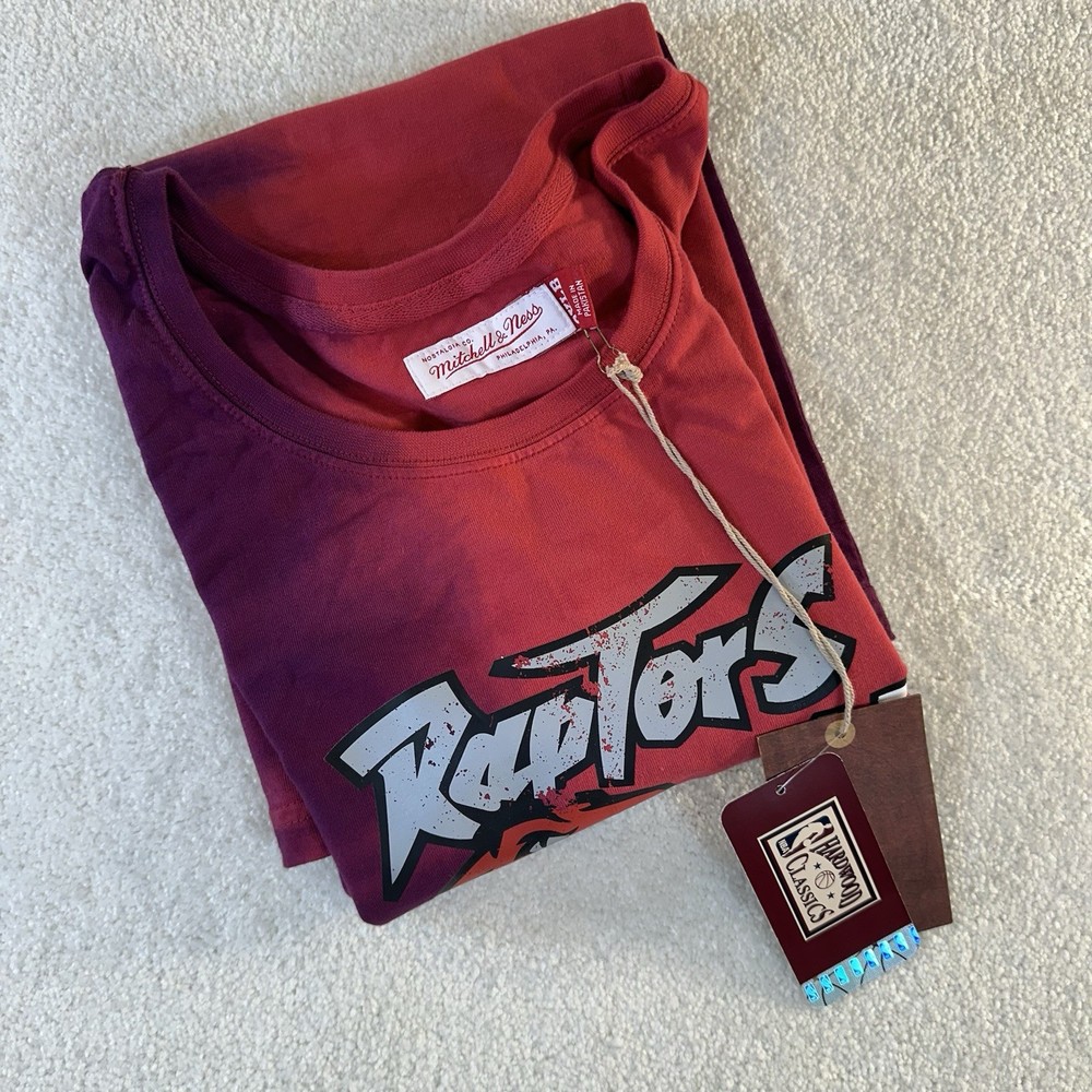 Vince Carter Toronto Raptors NBA Mitchell & Ness TieDye Tank Top Purple/Red 2XLB