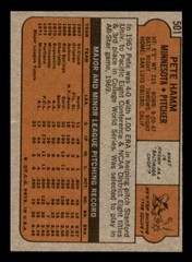 1972 Topps Baseball #501 Pete Hamm EX/MT *d5