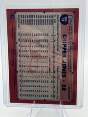 Topps 2026 Series 1 1991 Topps Baseball Chipper Jones #T91-13 /91