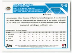 2023 Jackson Chourio Topps Pro Debut Rookie – Milwaukee Brewers