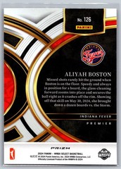 2024 Panini Select WNBA Aliyah Boston Prizms Red Ice #126