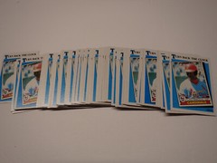 Lot of 50 – 1989 Topps # 662 Turn Back the Clock (Lou Brock) St. Louis Cardinals