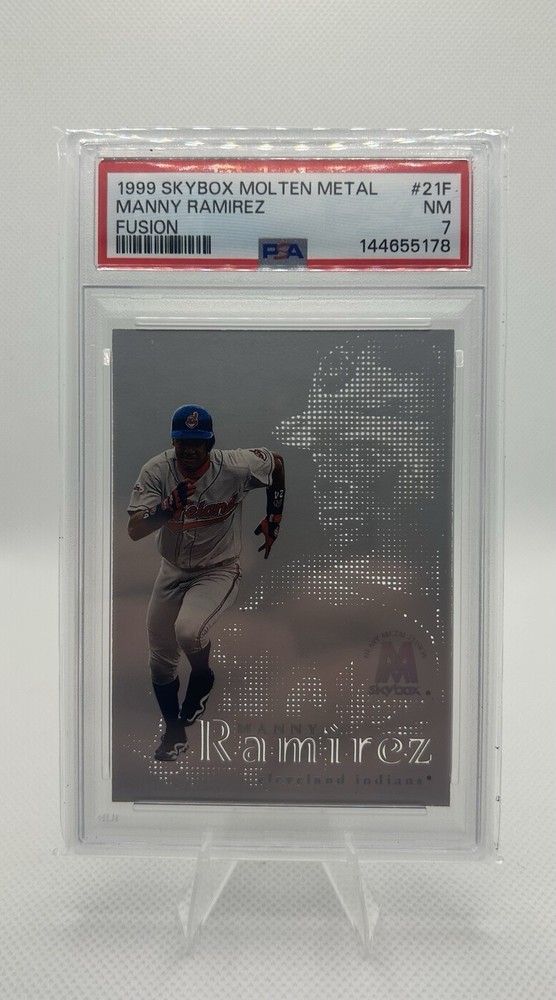 1999 Skybox Molten Metal Manny Ramirez #121 Psa 7 RARE