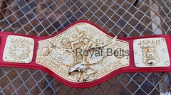 WWWF Bob Backlund Antonio Inoki Heavyweight Wrestling Championship Title Belt