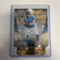 Topps 2025 Signature Class Football Cam Ward Titans Sunday Showcase RC #SS-2